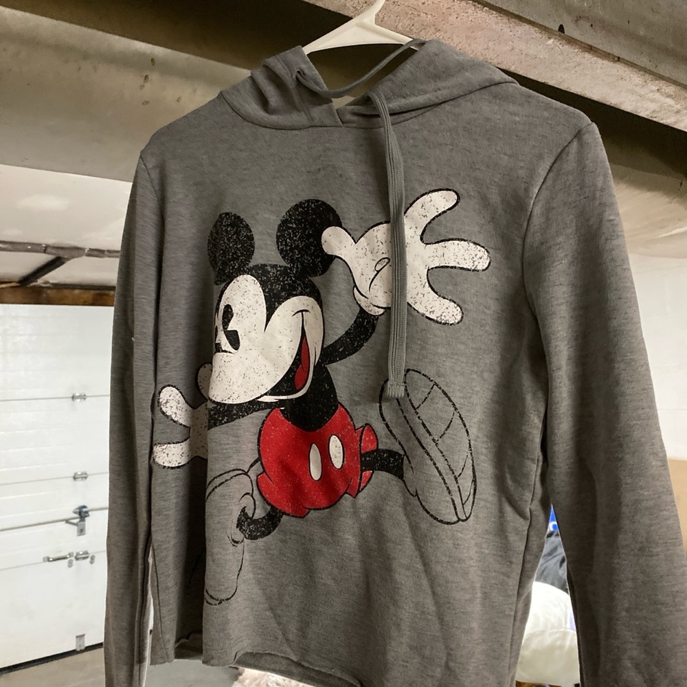 Disney Gray Mickey Mouse Hoodie